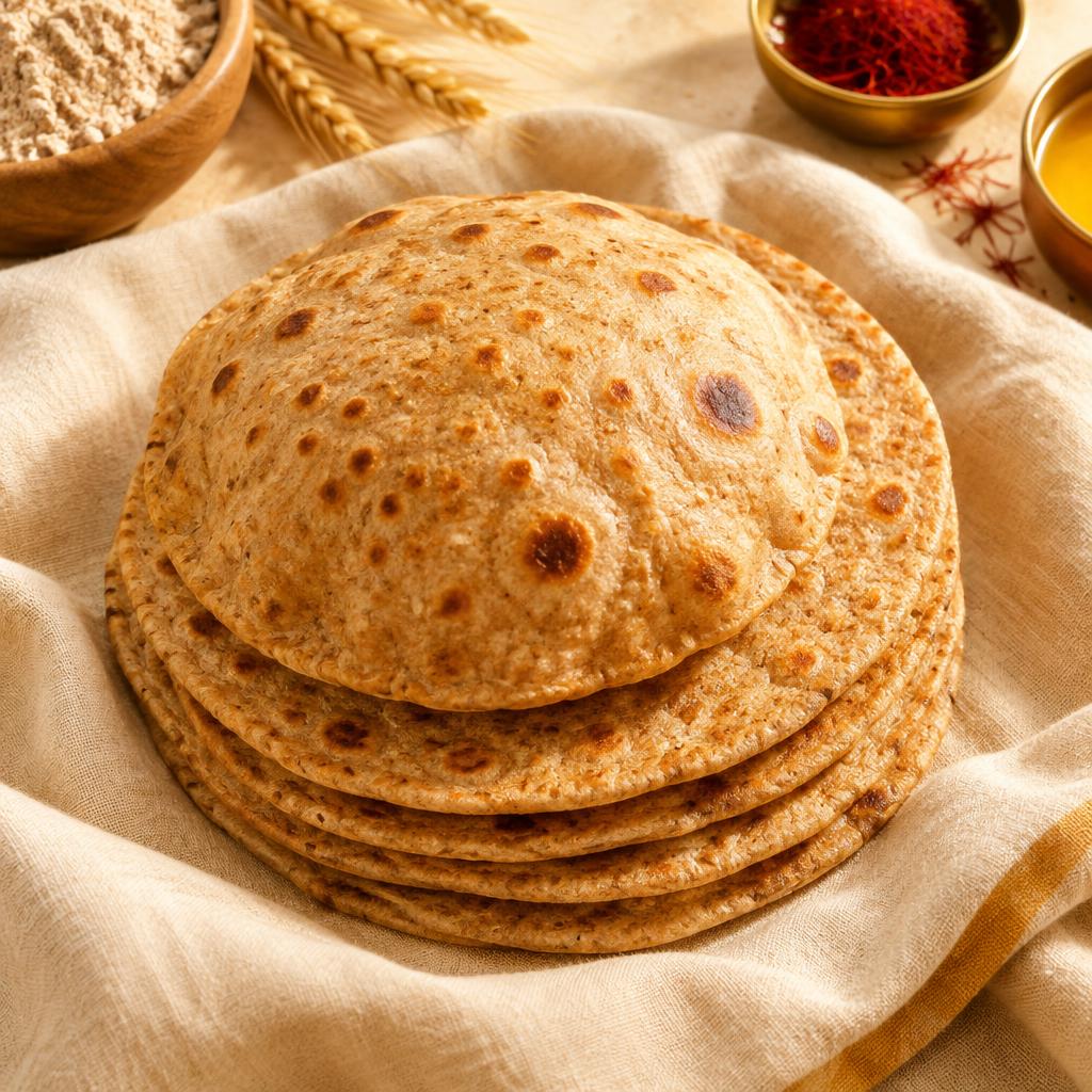Stack of Classic Wheat PROTI rotis