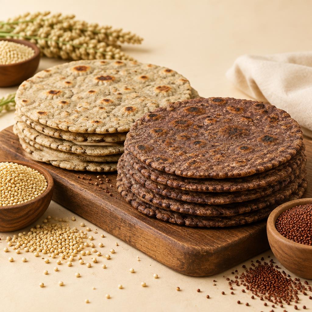 Stack of Millet PROTI rotis
